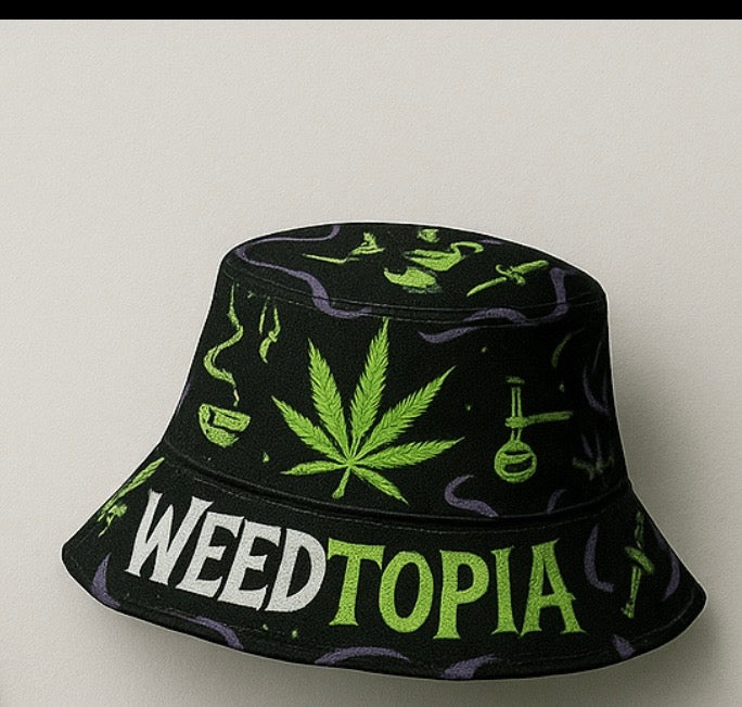 WEEDTOPIA Summer Smoke Set – Hat & Shorts Edition