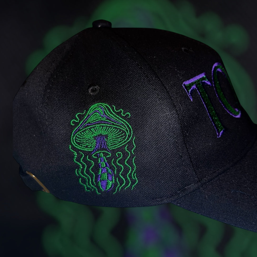 Weedtopia “GlowShroom” Hat – Urban Psychedelic Edition